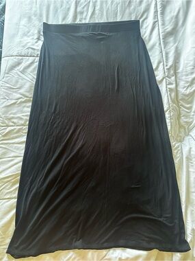 Dalia Black Maxi Skirt